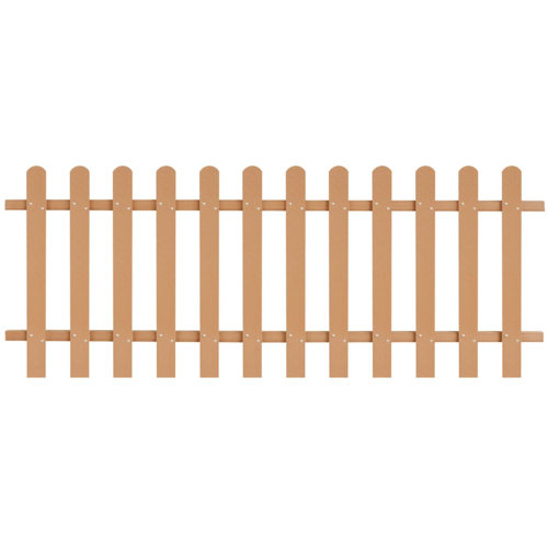 AOQJ VidaXL Picket Fence Garden Fence Panel Outdoor Edging Border Fence